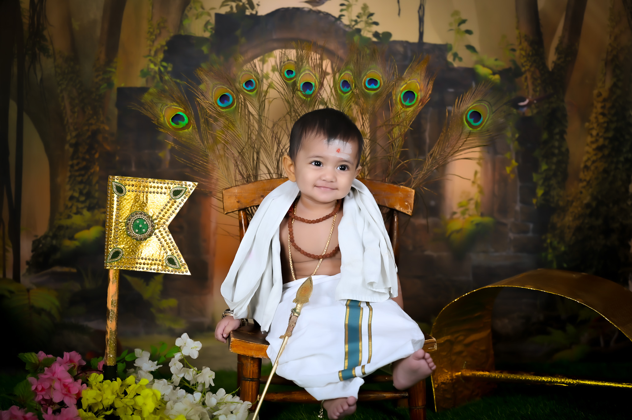 Lord Murugan Baby Photoshoot